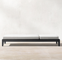 Patio dossier réglable 5 positions repositionnement facile chaise longue en aluminium antirouille meubles en métal