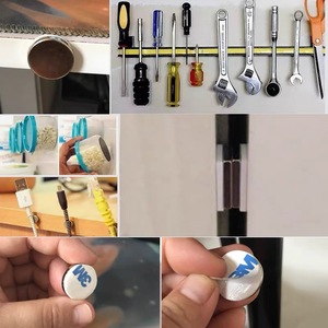 Mua Chất Lượng Cao Vòng Đĩa Hình Chữ Nhật Khối Thanh Hình Dạng Nam Châm Neodymium Với 3M Tự Dính Sticker Từ Nhà Máy - Product Image 2