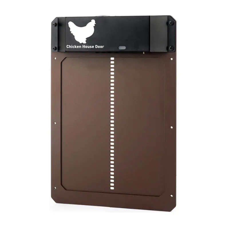 Pintu Kandang Ayam Otomatis Penginderaan Cahaya Plastik, Pengatur Waktu Pembukaan Sore dan Pagi Tertunda