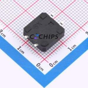 ZX-QC1212-6.0TP Tactile Switch SMD-4P,12x12mm Switch Single Pole Single Throw Round Button 2.6N Vertical Mount - Product Image 2