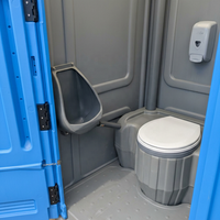 Toilettes portables pour chantier de construction, toilettes portables avec lavabo pour travaux de construction