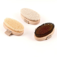 Brosse pour le corps en cuivre à sec Poils chargés d'ions pour brosses de bain anti-cellulite Éponges et épurateurs