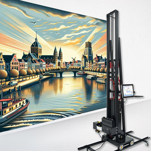 Máquina de impresión de pared inteligente portátil <span class=keywords><strong>Cmykw</strong></span> 5 colores Impresora de pared vertical 3D - Product Image 5