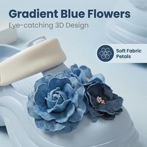 Chaussures à talons hauts pour femmes Yearning, design 3D bleu Enchantress, respirantes, perforées, imperméables, pour intérieur et extérieur - Product Image 2