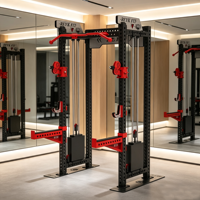 REYK Nouveau Rack Commercial Smith en Acier Inoxydable pour Entraînement Triceps, Équipement de Musculation pour Jambes et Corps, Idéal pour la Maison