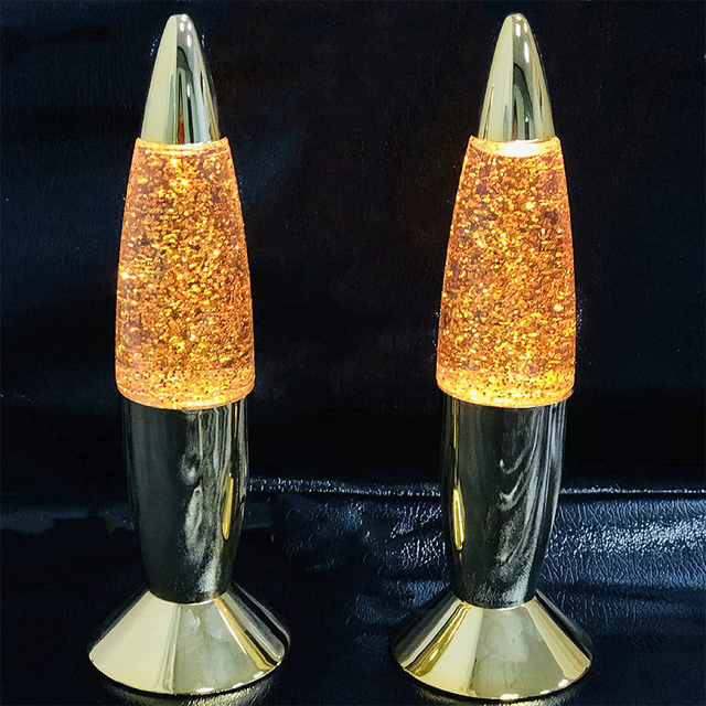 Dynamic RGB Liquid Night Light Transform Your Room Led Colour Changing Lava Glitter Lamp With Battery