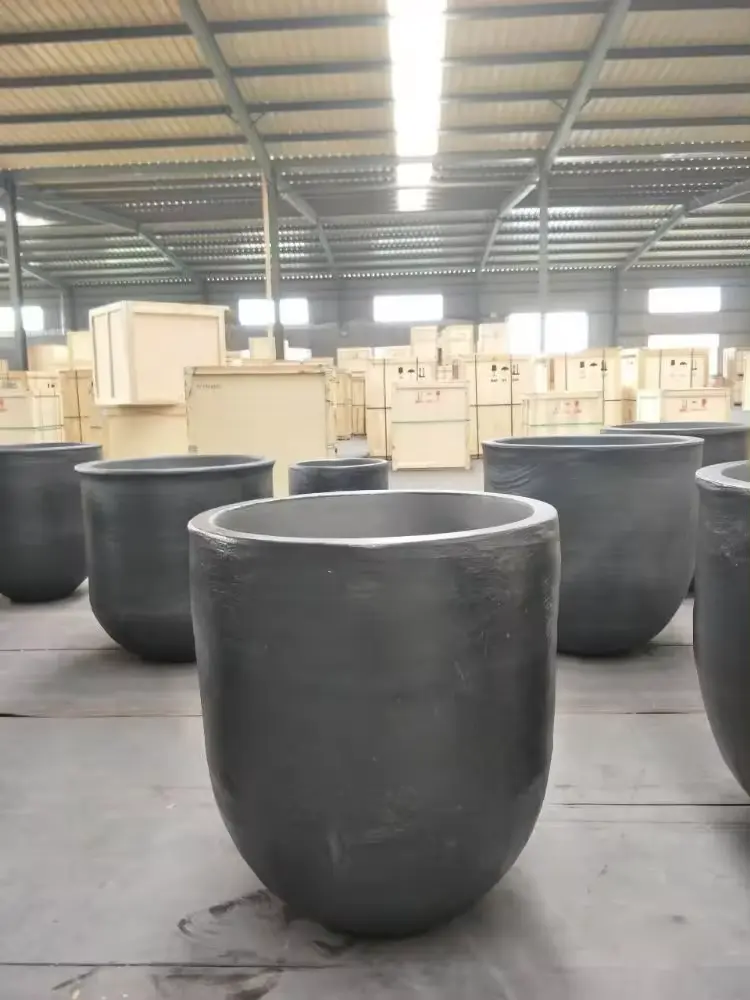 500 кг алюминиевого металла плавления кремниевого карбида кремнезема графита тигель печь для литейного производства