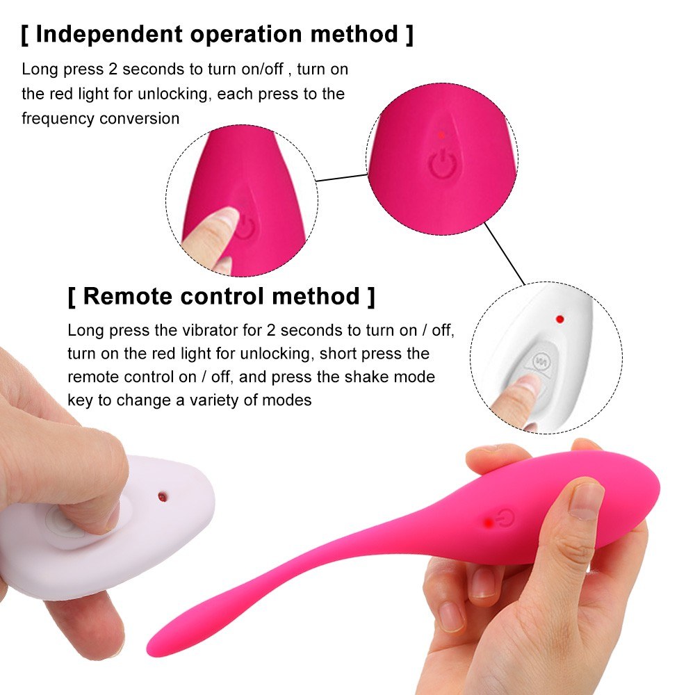 Waterproof G-spot Massager Remote Control Vibrating Egg – Bullet Vibrator  For G-Spot & Clitoral Stimulation, Waterproof & USB Rechargeable Vibrating  Strap Ons
