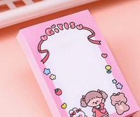 Blocs-notes autocollants personnalisés en gros, mignons, 90x60mm, notes adhésives, marqueurs simples et basiques, index de pagination, autocollants, papier à notes