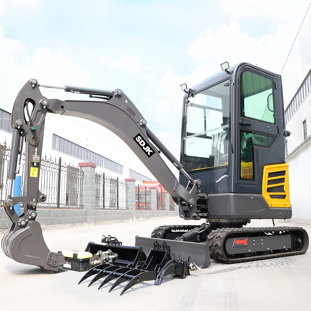 Wholesale High Quality Micro Bagger EPA Engine Mini Digger Excavator Earth-moving Machinery Multifunction Mini Excavator 2 Ton