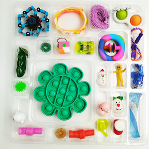 FT71 Hot Sale Surprises Christmas Countdown <b>Fidget</b> Toys for Teen Boys and Girls Party Favors Gifts Advent Calendar Boxes - Product Image 5