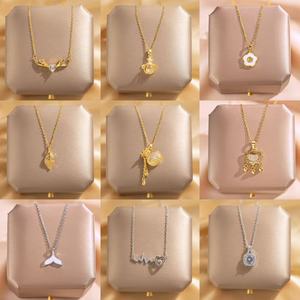 Collar de acero inoxidable simple XL096 para mujeres y hombres, regalo de joyería diario Unisex, cadena ajustable - Product Image 1