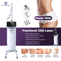 Machine à laser fractionné CO2 ablatif 10600 nm pour le resurfaçage de la peau du visage, le traitement des cicatrices d'acné, des rides et des vergetures avec des préréglages intelligents