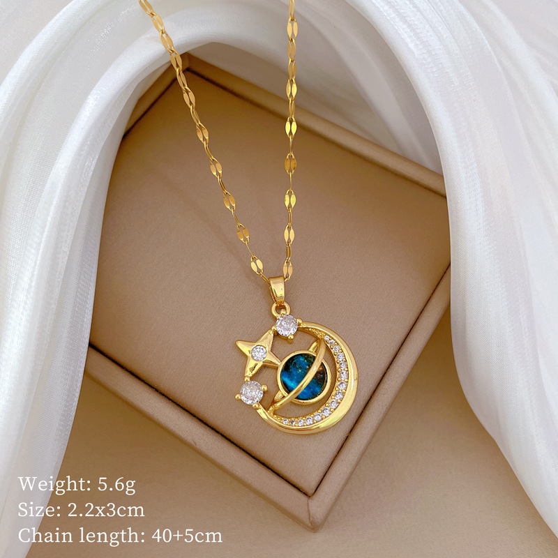GOLD sky pendant necklace 2