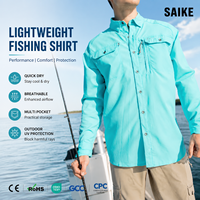 Chemise de pêche UPF 50+ à manches longues, imperméable, boutonnée, pour la chasse, vêtements ventilés, logo personnalisé, fournisseur OEM, marque privée