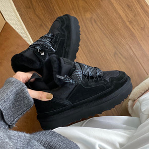 Botas de nieve de diseñador para exteriores de fábrica, zapatillas térmicas antideslizantes transpirables ligeras de suela gruesa informales para invierno y otoño - Product Image 5