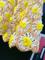 Creusé Crochet marguerite à manches longues Cardigan femmes 2025 automne hiver nouveau coupe ample Style frais vêtements d'extérieur haut