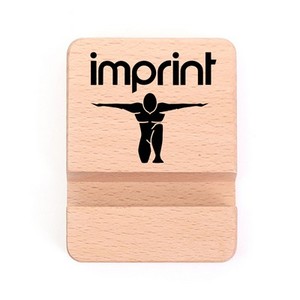 Wholesale Creative Desktop Mobile Phone Holder with Laser Printed Logo - Product Image 2