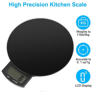 Hộ Gia Đình Kỹ Thuật Số Nhà Bếp Quy Mô Nhà Bếp Trọng Lượng Quy Mô Cho Nấu Ăn <span class=keywords><strong>5Kg</strong></span> Thông Minh Đa Chức Năng Đo Trọng Lượng Thực Phẩm Quy Mô - Product Image 4