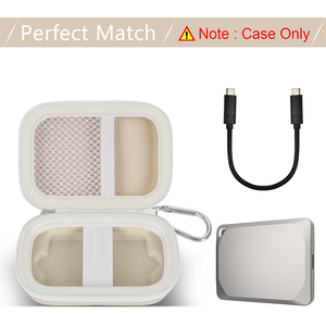 Sac de rangement <span class=keywords><strong>externe</strong></span> SSD antichoc de qualité supérieure, coque rigide pour <span class=keywords><strong>Crucial</strong></span> X10/X9 Pro 4 To/2 To/1 To - Product Image 2