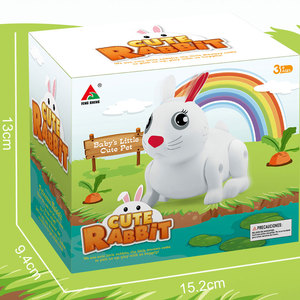 Jouets électriques de <span class=keywords><strong>lapin</strong></span> de marche sautant enfants robots animaux de simulation en plastique secouant les oreilles <span class=keywords><strong>lapin</strong></span> avec lumière et musique pour les enfants - Product Image 6