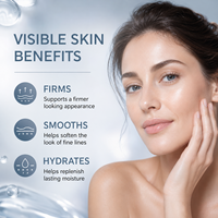 Ampoule en poudre lyophilisée raffermissante DRHG avec collagène soluble, trehalose et oligopeptide 1, 5 ml, 5 flacons