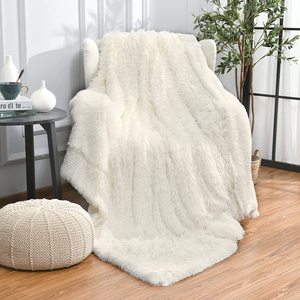 Manta gruesa y cálida peluda, fundas para sofá, colchas, mantas de lana Coral a cuadros de <span class=keywords><strong>invierno</strong></span>, edredones para <span class=keywords><strong>cama</strong></span> y sofá, decoración del hogar - Product Image 6