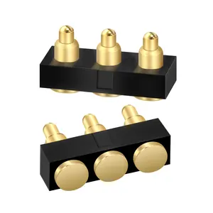 Shenzhen LIKE Custom 2,5mm Pitch 3 Pin Smt Resorte Chapado en oro Pogo Pins Contacto