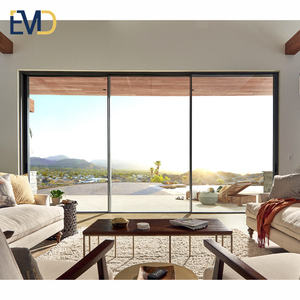 Vente d'usine EMD - Porte coulissante en aluminium insonorisée et étanche au design moderne pour une utilisation intérieure ou extérieure - Product Image 2