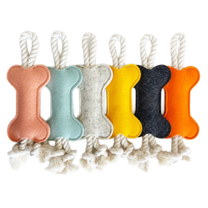 Nouveauté 2025 : Jouets à mâcher écologiques pour chiens – Os tendance, corde d'entraînement Chroma, jouet à nœuds résistant à la mastication pour animaux de compagnie stylés - Product Image 3