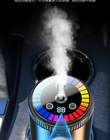 Diffuseur d'arômes intelligent pour voiture avec angle de lumière réglable, démarrage et arrêt par vibration, parfum de Cologne, son d'ambiance, longue durée