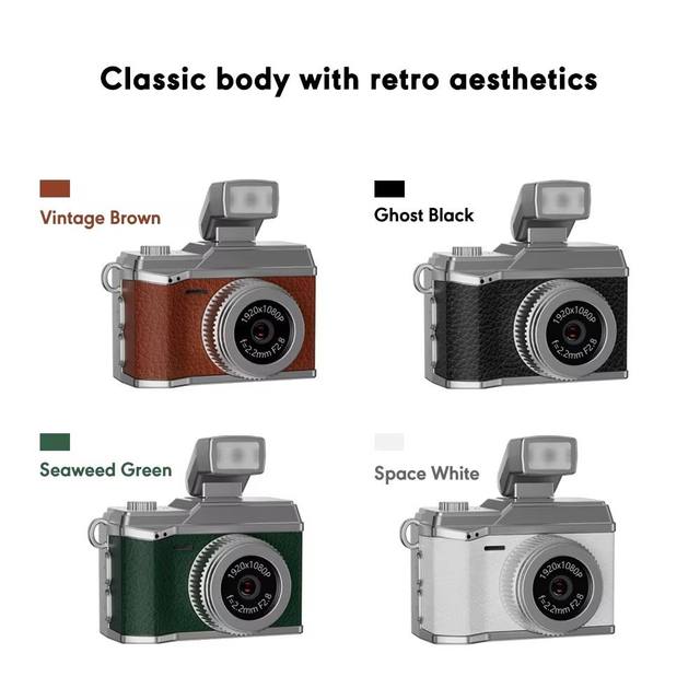 JXD 720P/1080P 0.96" Screen Compact Keychain Camera Cute Festival Gift Mini Thumb Camera MicroSD Colorful Shell Fill Light