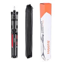 Trépied professionnel ODM pour appareil photo et vidéo, trépied en alliage d'aluminium de 2,2 m, support pour anneau lumineux LED pour TikTok et studio photo