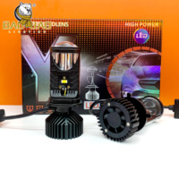 BB1226 Lente Mini Bi-LED H4 de Alta Potencia con Luz Alta y Baja, 2.5 3.0 pulgadas, Bombilla Proyectora Y6 T9, Luz Antiniebla y Faro LED para Coche y Moto