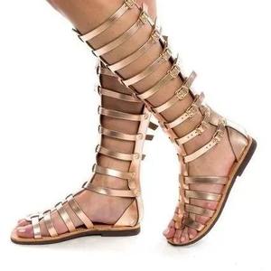 Sandales d'été pour femmes Sandales de plage Sandales mi-hautes pour femmes Sandales de style créatif Sandales décontractées - Product Image 5