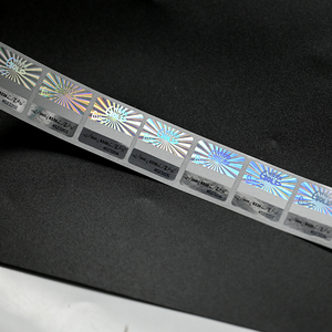 Custom Printing 2D/3D Silver Holographic Laser Sticker Anti-counterfeit Hologram Label Scratch Off Label OEM Adhesive Sticker - Product Image 5
