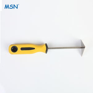 Msn chuyên nghiệp chất lượng cao 6*6 cao su xử lý thép carbon thép không gỉ hàng đầu tam giác <span class=keywords><strong>scraper</strong></span> - Product Image 2