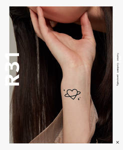 <span class=keywords><strong>รอย</strong></span><span class=keywords><strong>สัก</strong></span>แบบกึ่งถาวรที่มี<span class=keywords><strong>นิ</strong></span>้วฟ้าผ่าน้อยที่สุดมีหมึกน้ำผ<span class=keywords><strong>ล</strong></span>ไม้ใช้งานได้นาน15วัน - Product Image 1