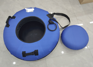 Florescence Factory 100cm Tube de neige gonflable pliable pour sports d'hiver en PVC et caoutchouc butyle avec fond rigide et valve TR15 - Product Image 5