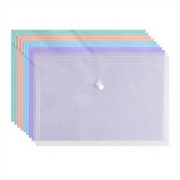 Classeur transparent A4 en vrac, organiseur de documents en plastique pour le bureau, l'école et les examens