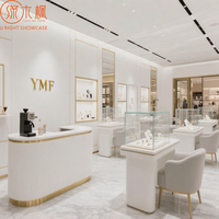 Bijouterie exquise Design personnalisé Vitrines insulaires haut de gamme Personnalisation de la vitrine prête pour le centre commercial