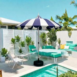 ที่ทันสมัยกลางแจ้งขนาดใหญ่บังแดดร่มเจดีย์ร่มอินเทอร์เน็ตคนดังข้ามพรมแดนลานฐานร่มสำหรับลานกว้างวิลล่าชายหาด - Product Image 5
