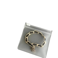 Pochette zippée imperméable mate anti-oxydation pour boucles d'oreilles, bracelets et petits accessoires