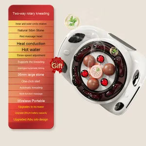 Masajeador Abdominal Manual de Doble Disco, Masajeador Eléctrico Multifuncional de Piedra Bian de Doble Acción para la Cintura con Función Musical - Product Image 4