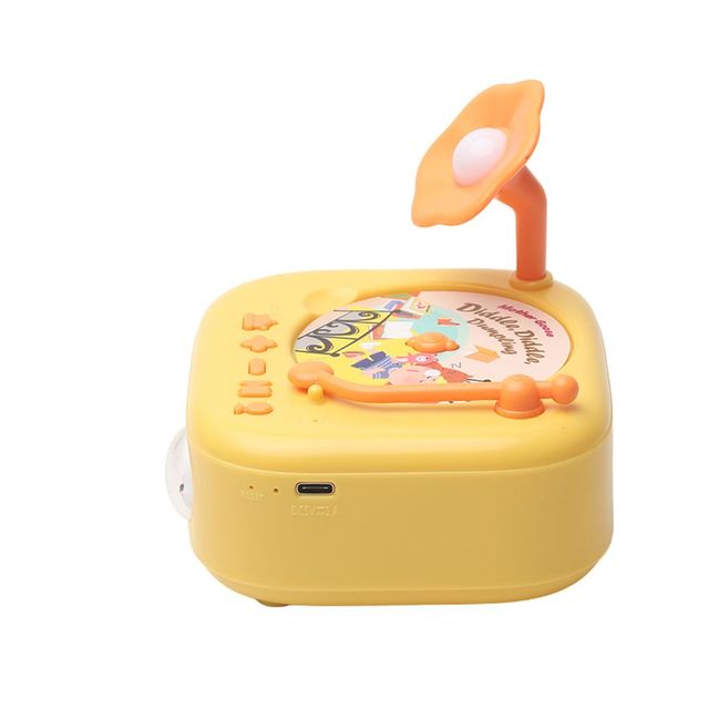 Educational Toy Story Book Projector Machine for Kids-Lithium Battery Powered ABS Material Ages 5-14