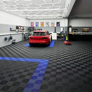 Dalles de sol en PP amovibles en gros, haute résistance, à emboîtement, pour l'esthétique automobile, les stations de lavage 4S, faciles à déplacer et à reconfigurer - Product Image 6
