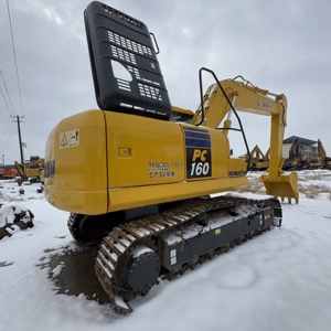 Excavatrice Komatsu PC160-8 16T avec moteur Cummins et pompe à engrenages, faible nombre d'heures, idéale pour flotte de location en Afrique de l'Ouest et en Asie du Sud-Est - Product Image 1