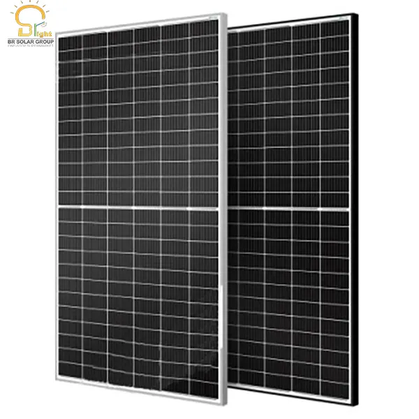 BR-Panel SOLAR Mono de 450W, módulo Solar de media célula de 450W para sistema solar de alta eficiencia