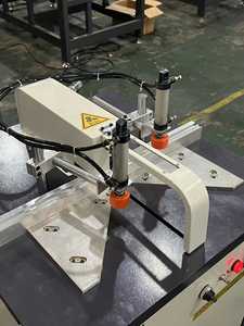Machine de découpe pneumatique de haute précision à angle 45/90 degrés pour cadres photo, machine de découpe semi-automatique de profilés en aluminium - Product Image 5