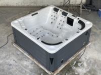 Spa chinois fournisseur 6 personnes bains à remous baignoires bains à remous acrylique natation extérieure paresseux spa bain à remous